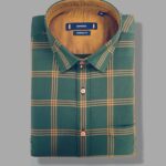 Men's Green Shirt - Checked